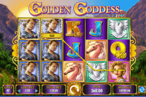 Golden Goddess slot winning