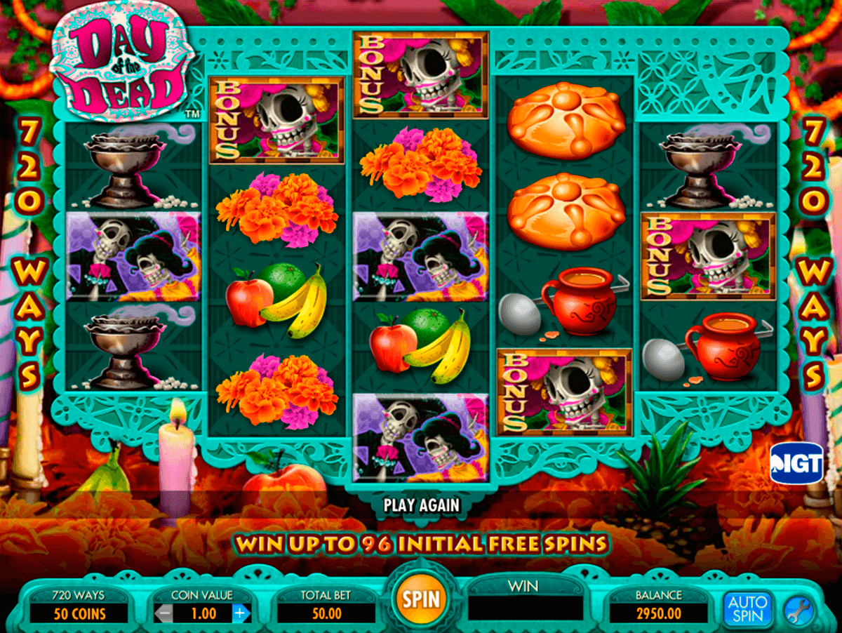 day of the dead igt machine a sous 