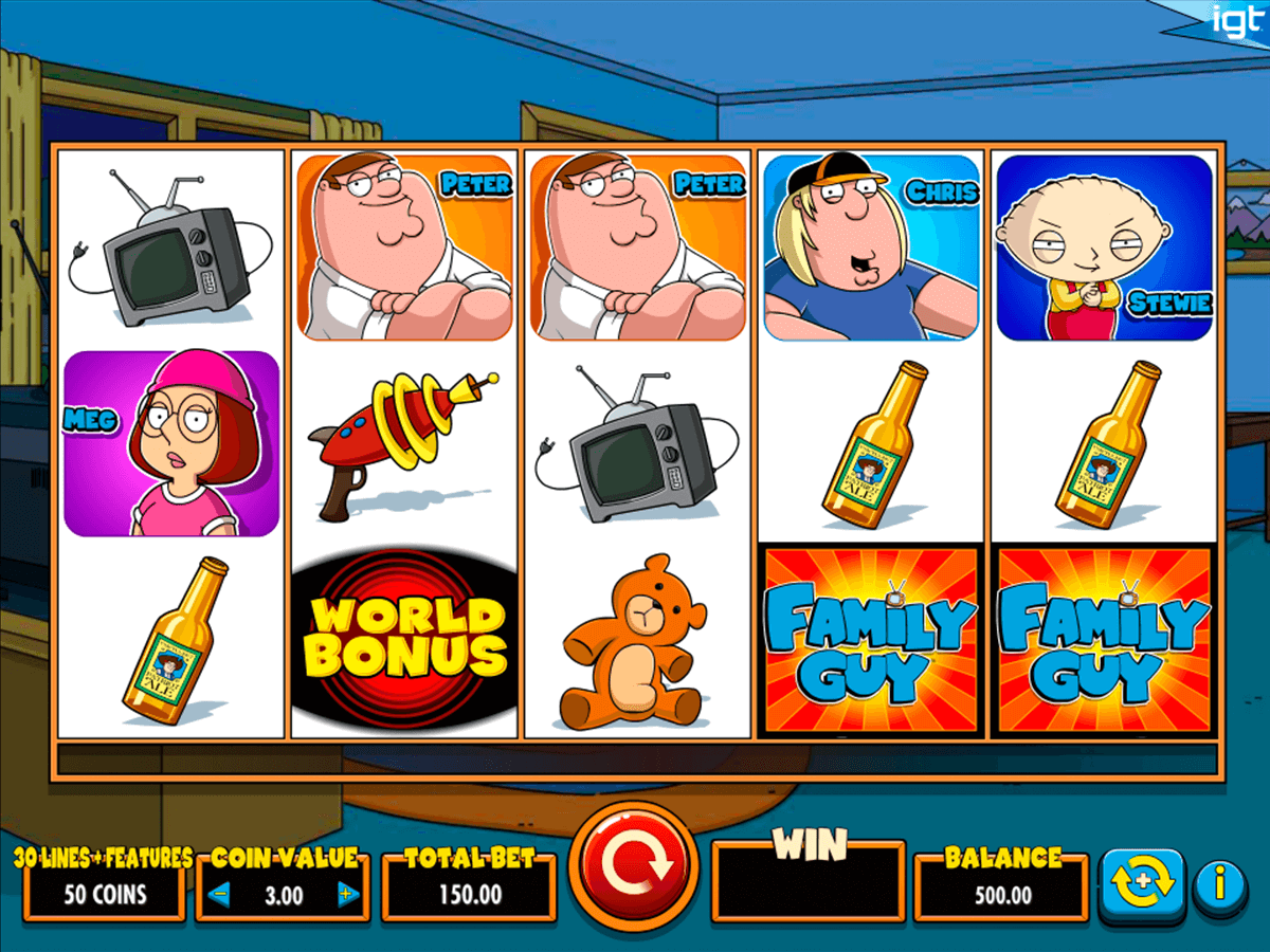 family guy igt machine a sous 