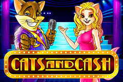 Logo cats and cash playn go jeu casino 