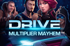 Logo drive multiplier mayhem netent jeu casino 