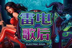 Logo electric diva microgaming jeu casino 
