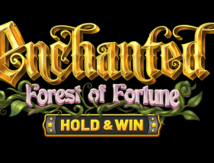 Logo enchanted forest of fortune betsoft 