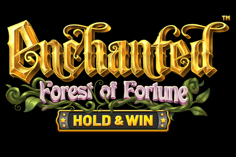 Logo enchanted forest of fortune betsoft 