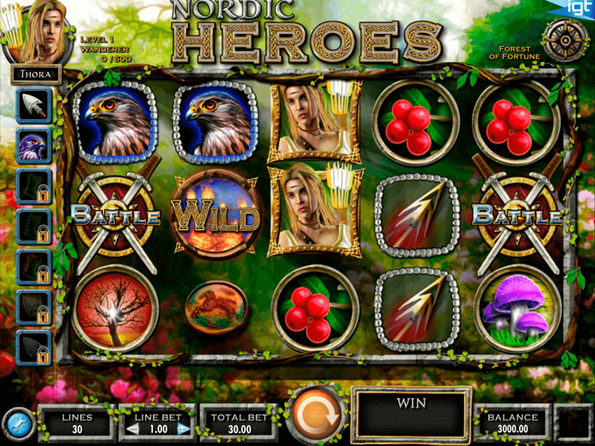 nordic heroes igt machine a sous 