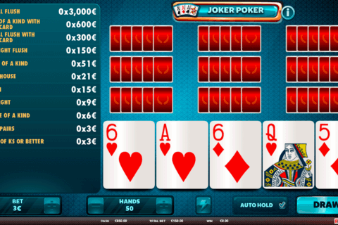 Joker poker red rake 