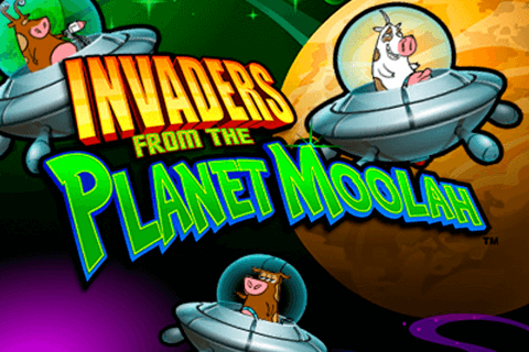 Logo invaders from the planet moolah wms 