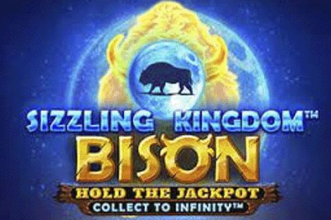 Logo sizzling kingdom bison wazdan 